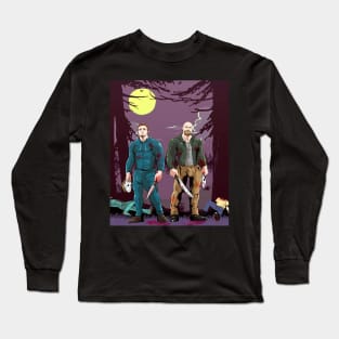 Tattooeddandy and best friend Halloween Long Sleeve T-Shirt